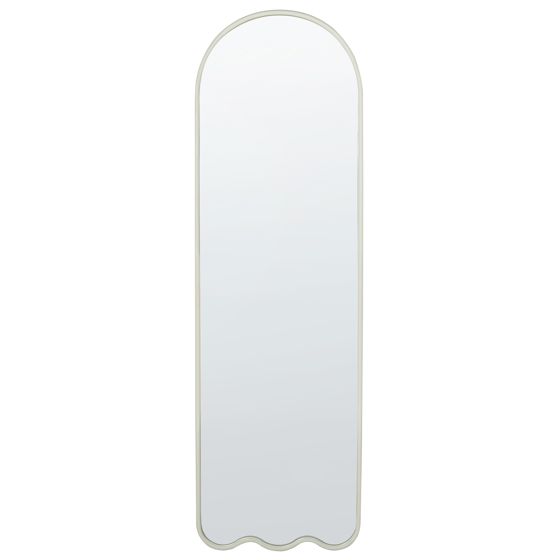 Väggspegel BUSSY 45 cm 145 cm Metall Off-White
