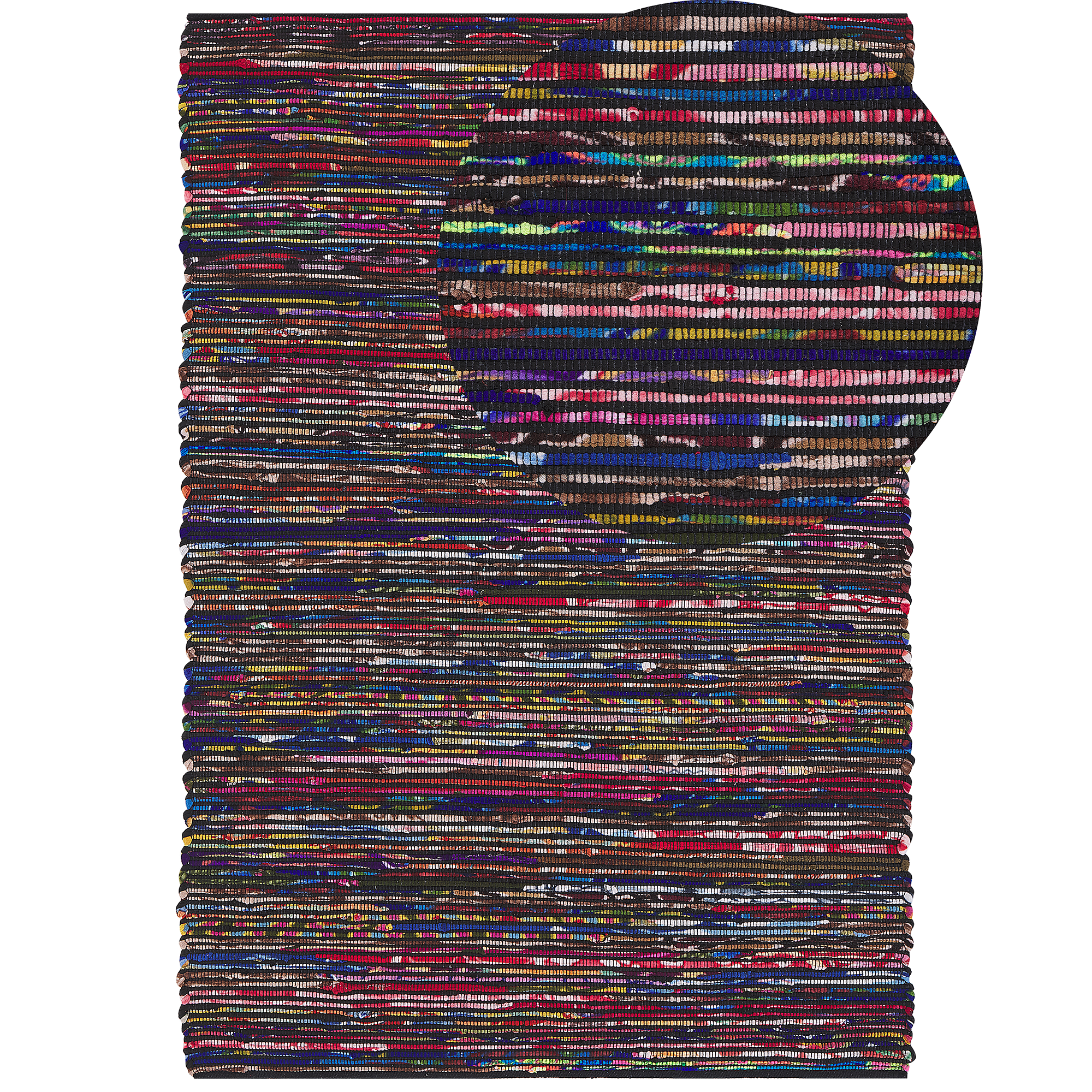 Matta BARTIN Svart 160 x 230 cm