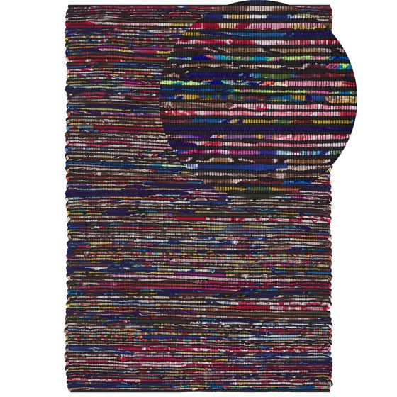 Matta BARTIN Svart 160 x 230 cm