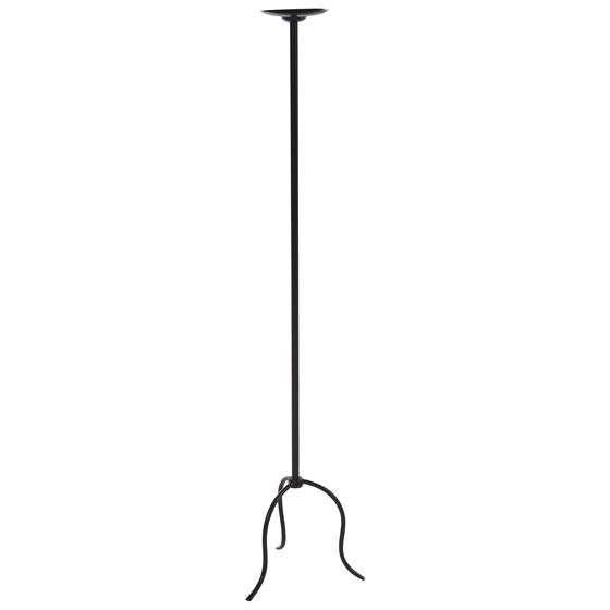 Ljusstake ALMADA 118 cm Metall Svart