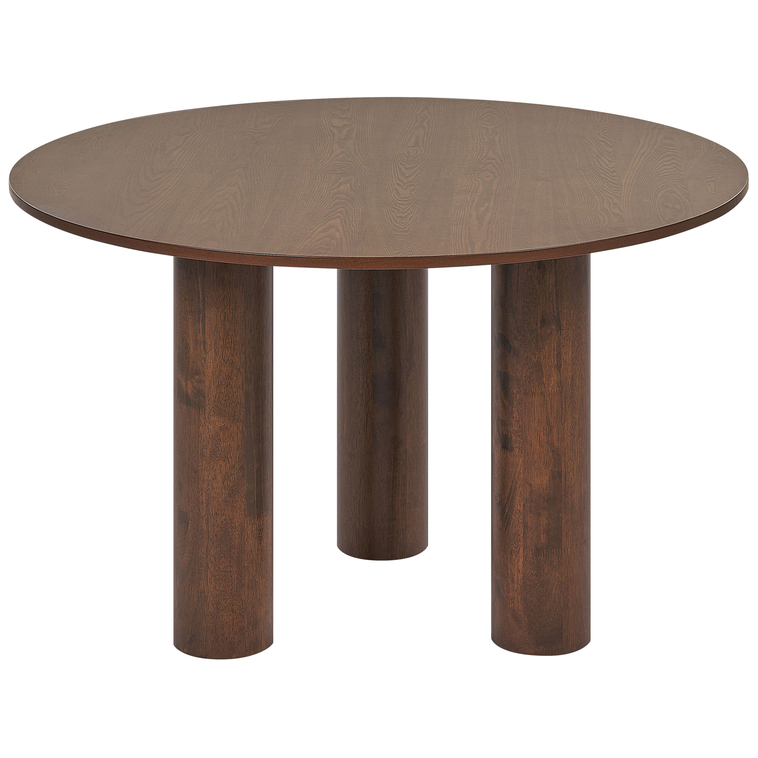 Matbord ORIN Mörk askfanér 120 cm 120 cm