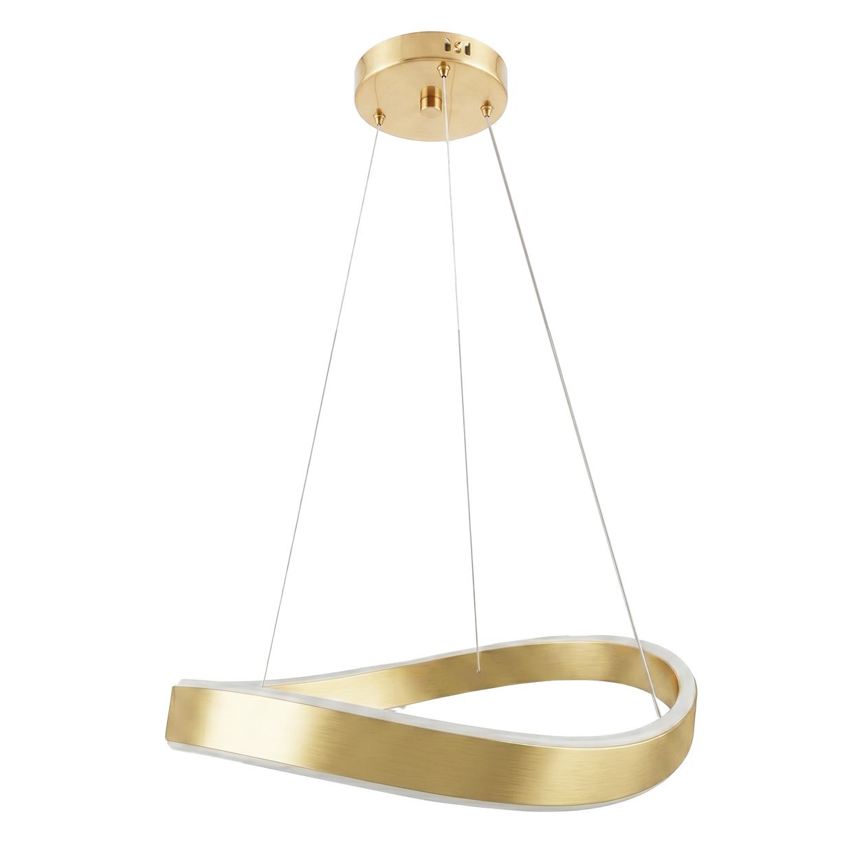 TOOLIGHT hängande taklampa SWE065-CP 40cm Borstat guld 40x40x5cm