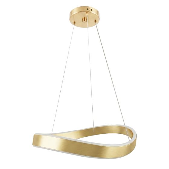 TOOLIGHT hängande taklampa SWE065-CP 40cm Borstat guld 40x40x5cm
