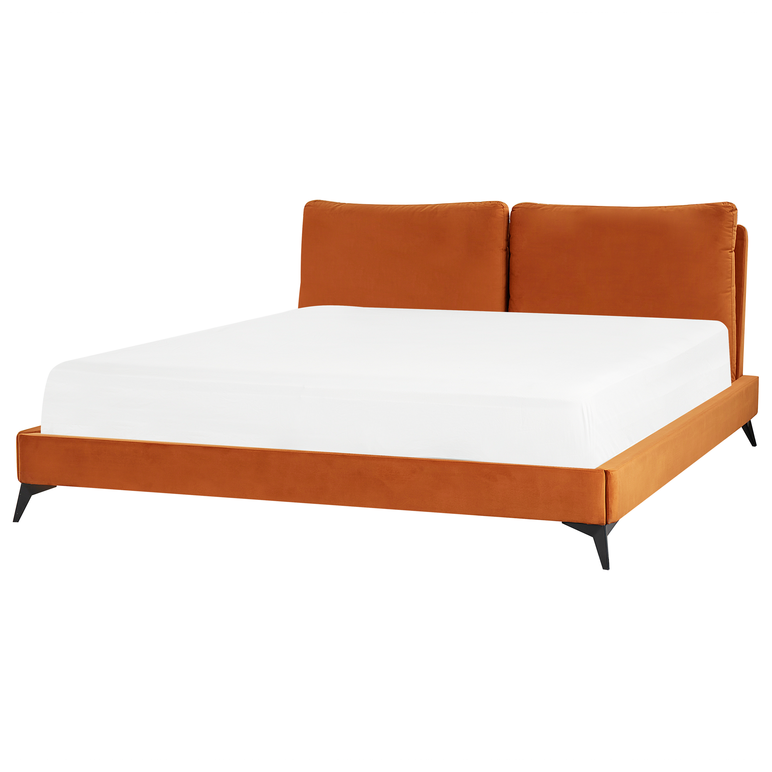 Säng med lamellram Sammet MELLE 180 x 200 cm Orange