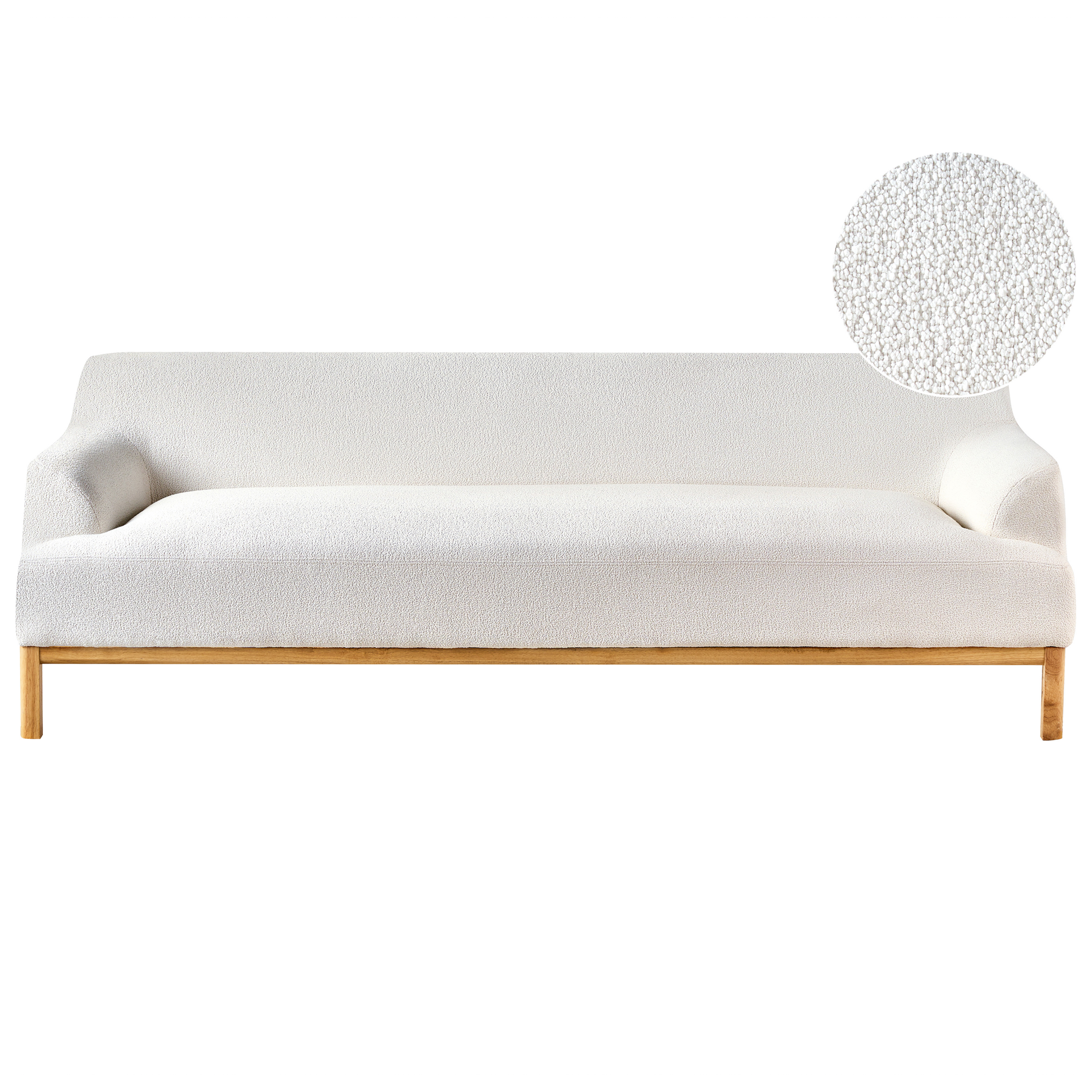 Soffa 3-sits SOSJO Bouclé Off-White
