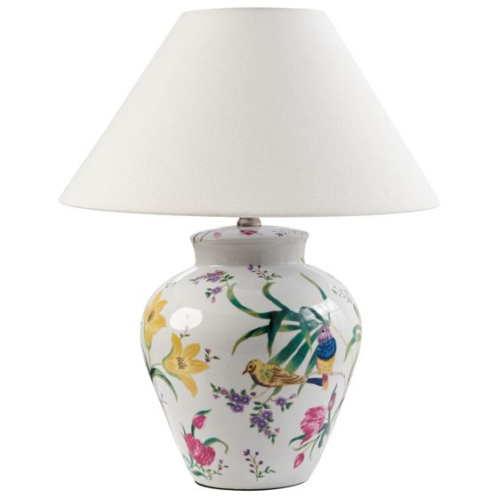 Bordslampa DIOGO Porslin Vit