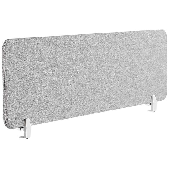 Skiljevägg för skrivbord WALLY 160 x 40 cm Ljusgrå