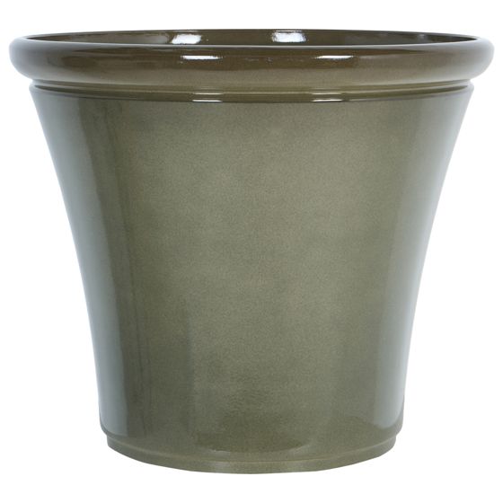 Blomkruka OLIVA 47 cm Grön