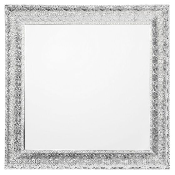 Väggspegel CAVAN 65 cm 65 cm Metall Silver