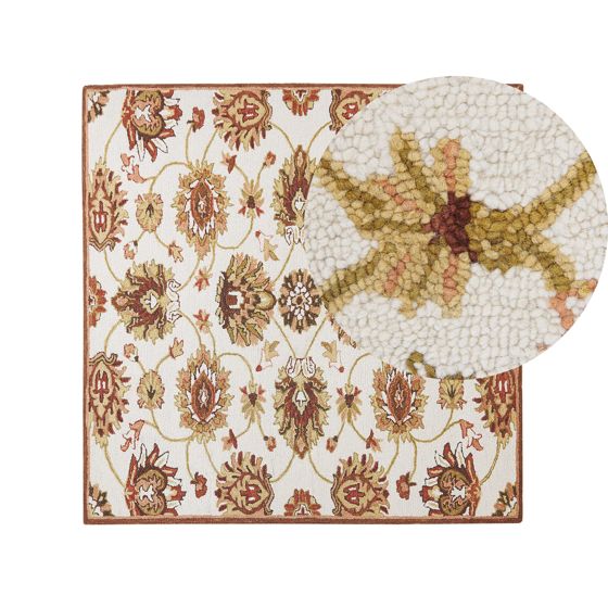 Matta EZINE Beige 200 x 200 cm Ull