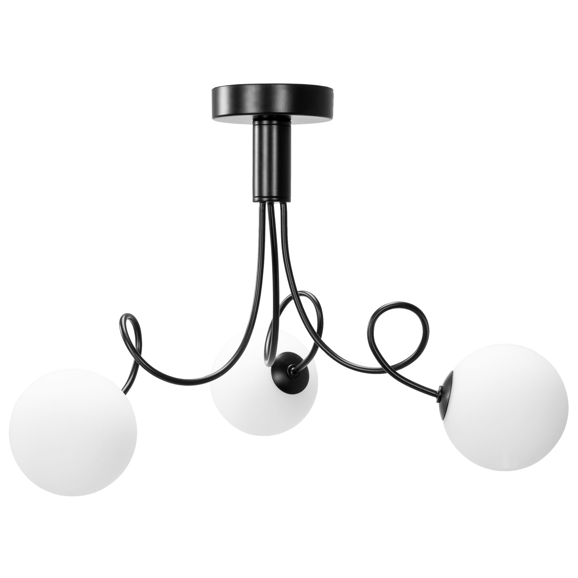 TOOLIGHT hängande taklampa APP1154-3CP Svart/Vit 40x40x31cm