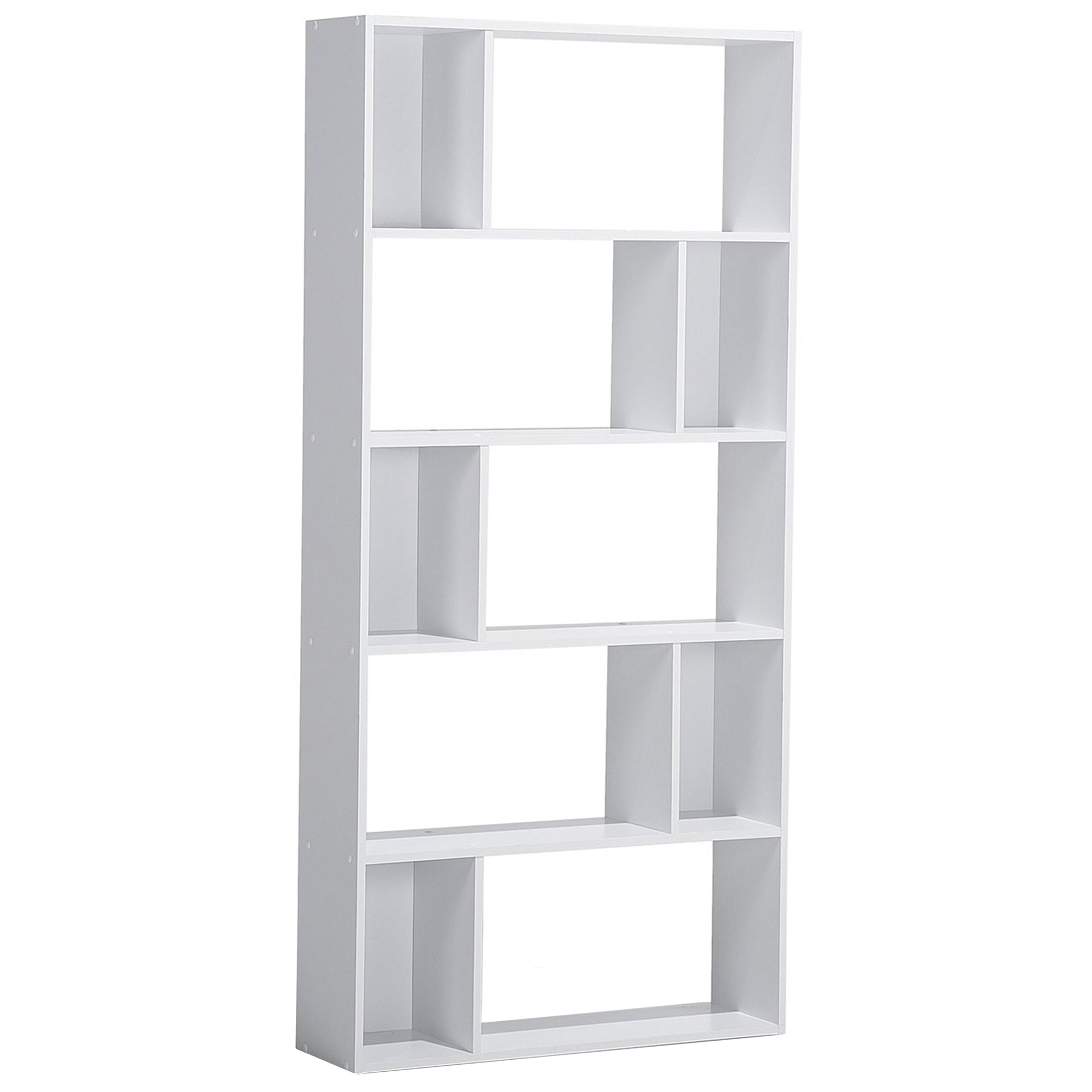 Bokhylla med 5 hyllor ORILLA 174 cm Vit