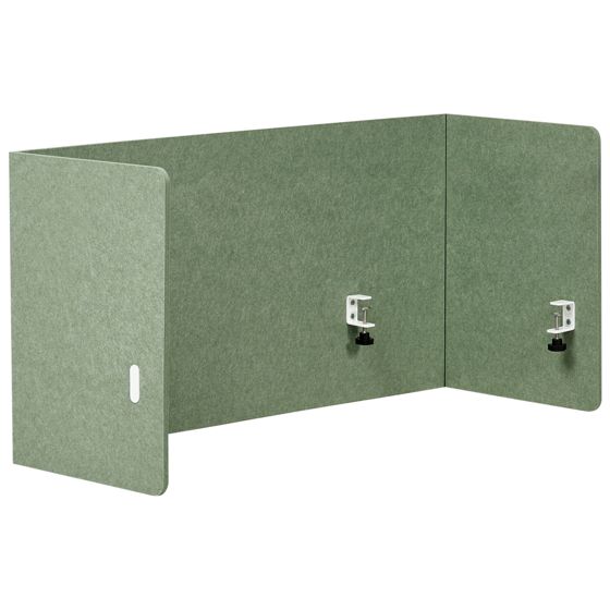 Skiljevägg för skrivbord SOLOA 210 x 61 cm Grön