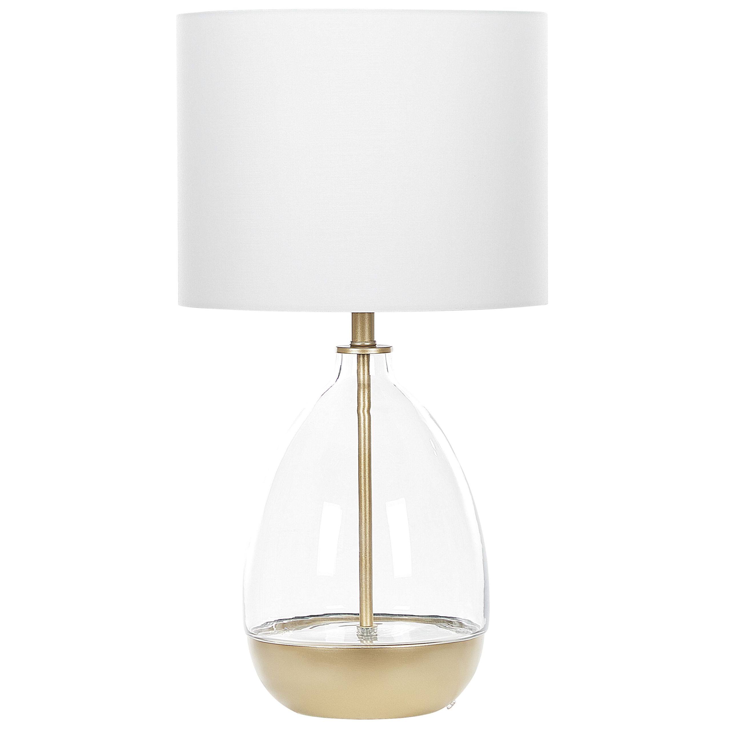 Bordslampa OKARI Glas Vit