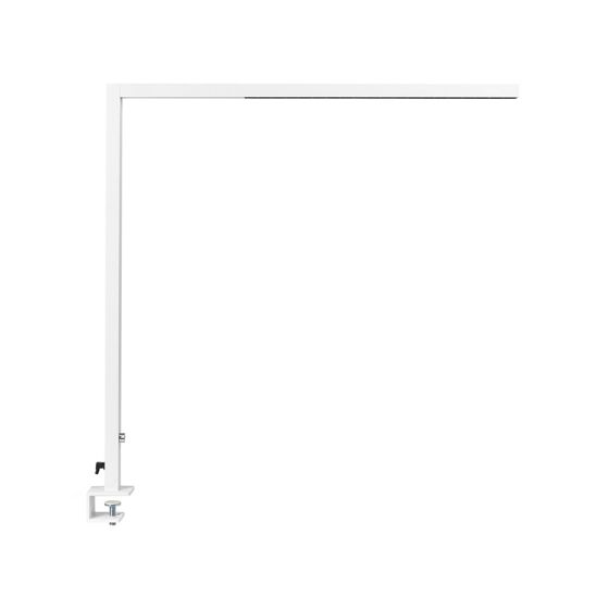 LED-bordslampa med klämfunktion VOLANS med dimmer Metall Vit