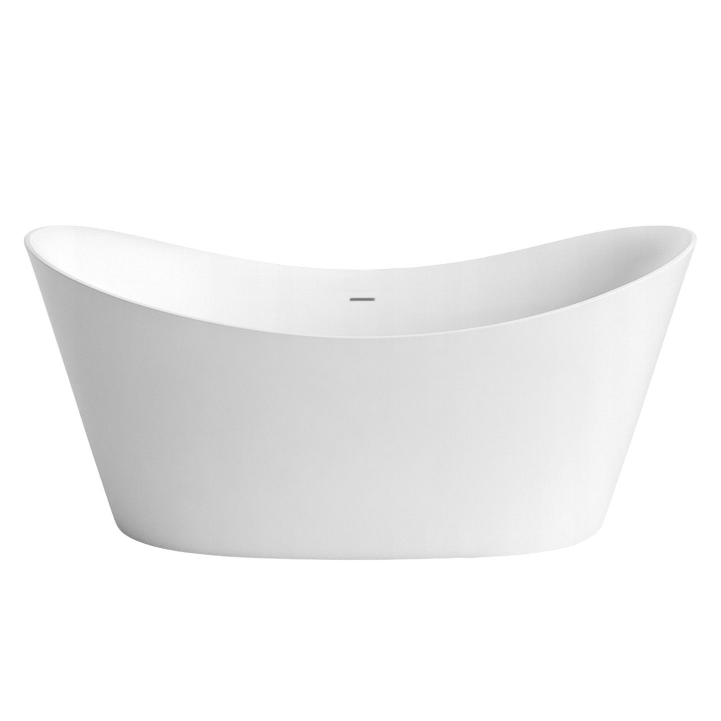 REA Fristående Badkar FERRANO 150 cm Vit, 150x74x67cm