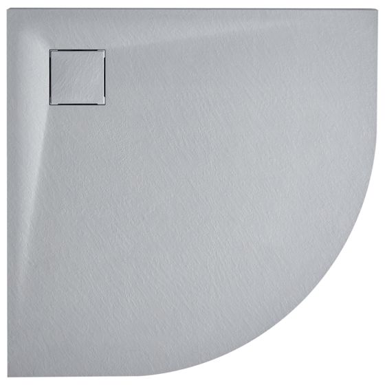Duschkar PARON 90 x 90 x 3 cm Grå