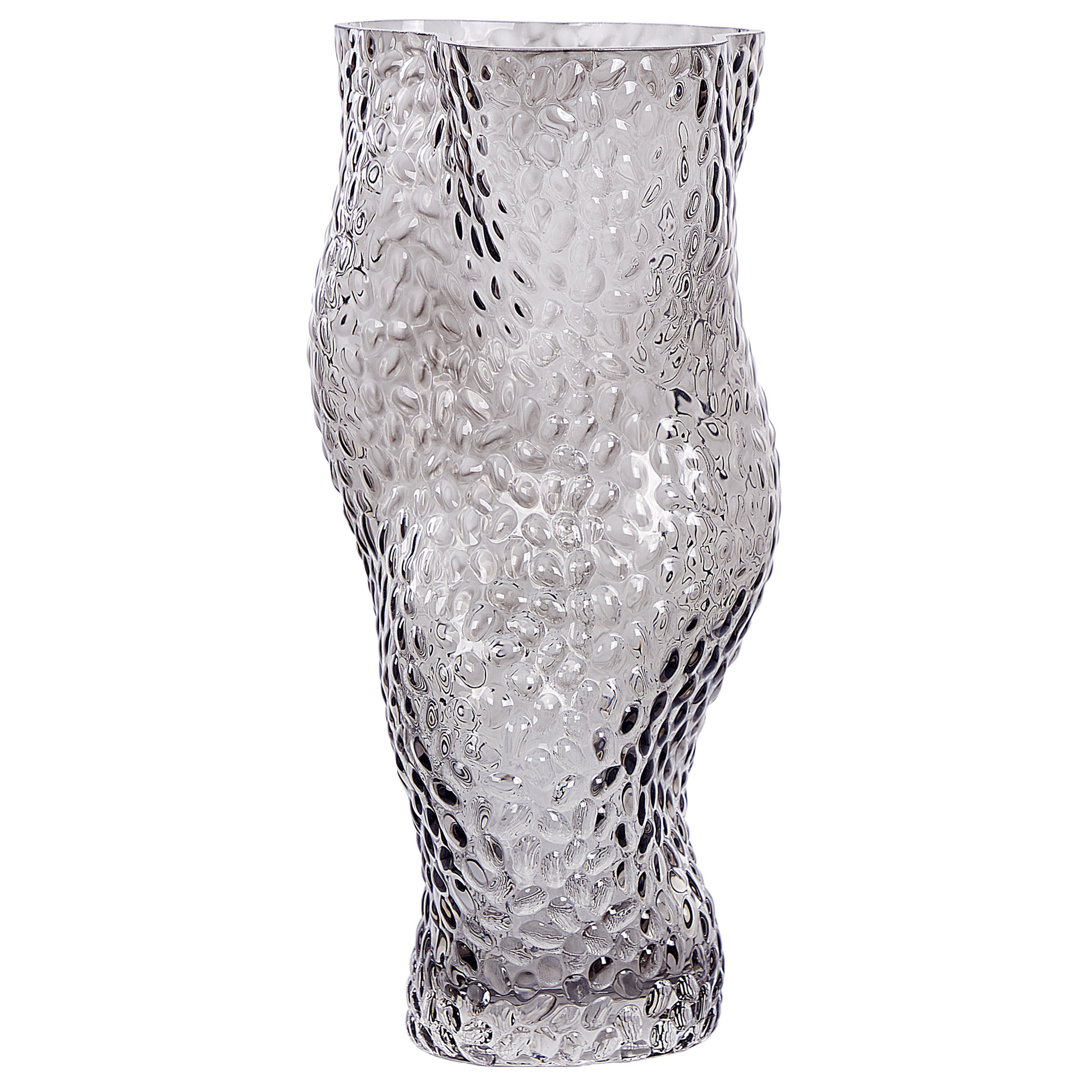 Blomvas DYTIKO 31 cm Glas Grå