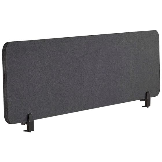 Skiljevägg för skrivbord WALLY 120 x 40 cm Mörkgrå
