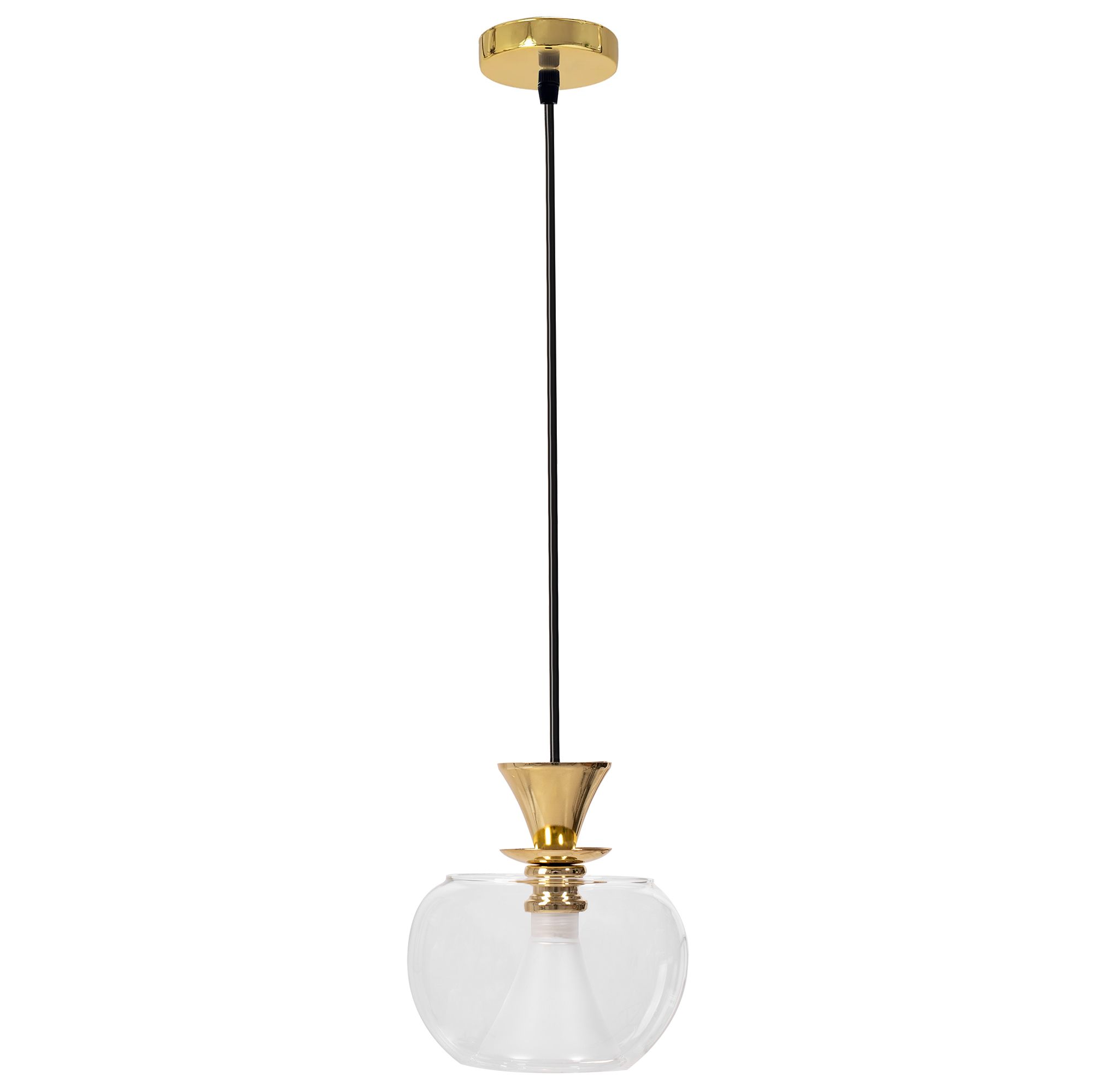 TOOLIGHT hängande taklampa APP902-1CP Guld 16x14,5x80cm