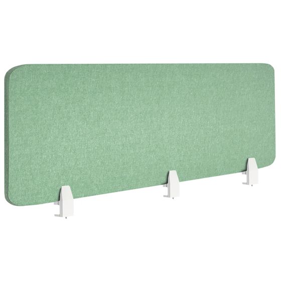 Skiljevägg för skrivbord SPLIT 180 x 50 cm Grön