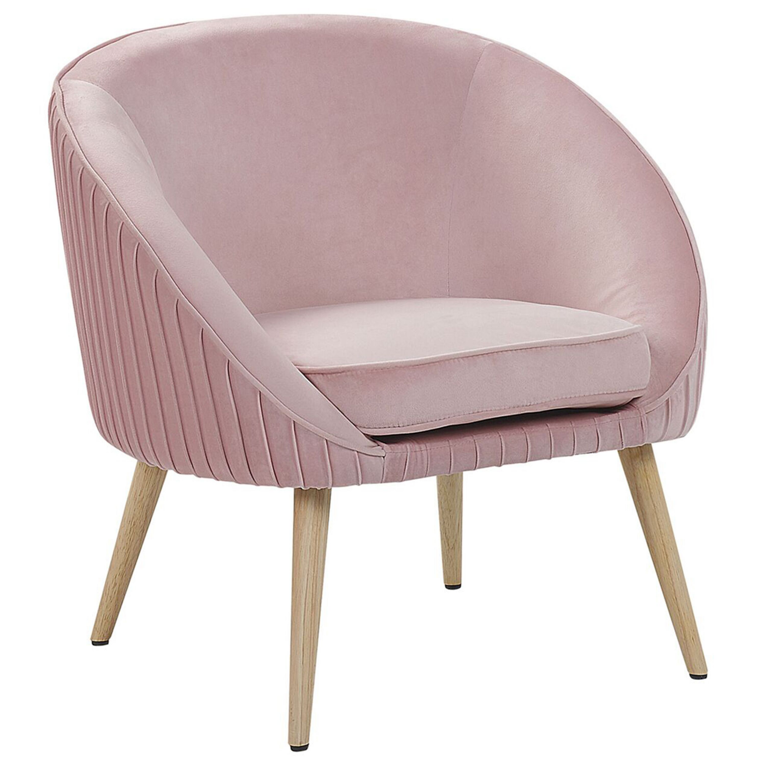 Fåtölj TROMSO Sammet Rosa