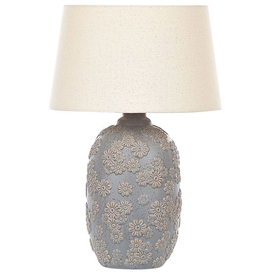 Bordslampa FERREY Keramik Grå