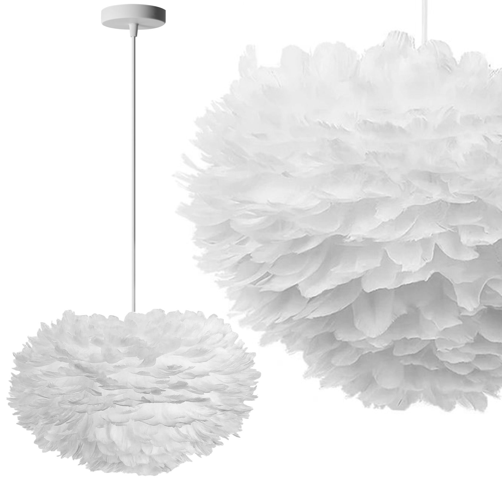 TOOLIGHT hängande taklampa APP335-3CP Vit 35x12x100cm