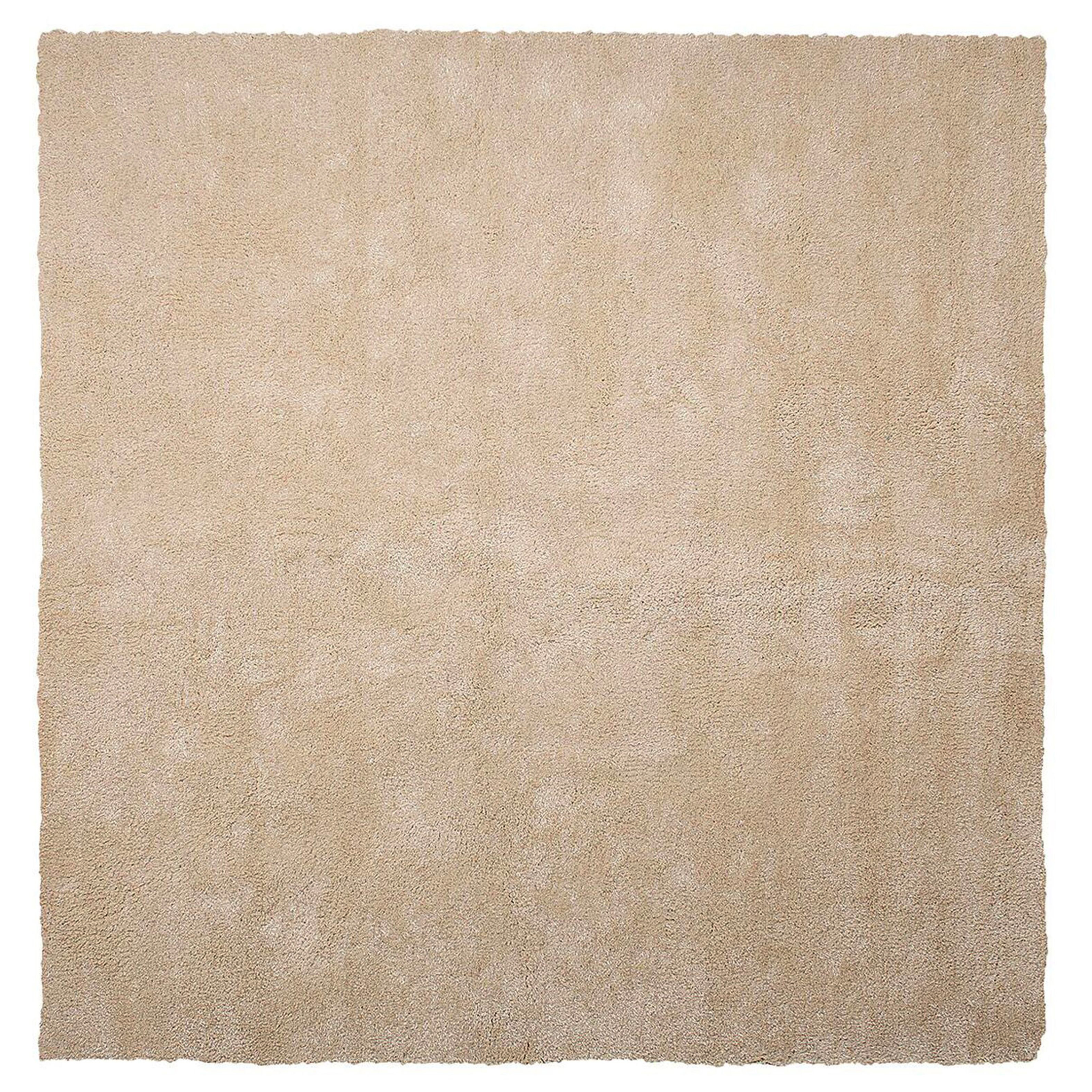 Matta med lång lugg DEMRE Beige 200 x 200 cm