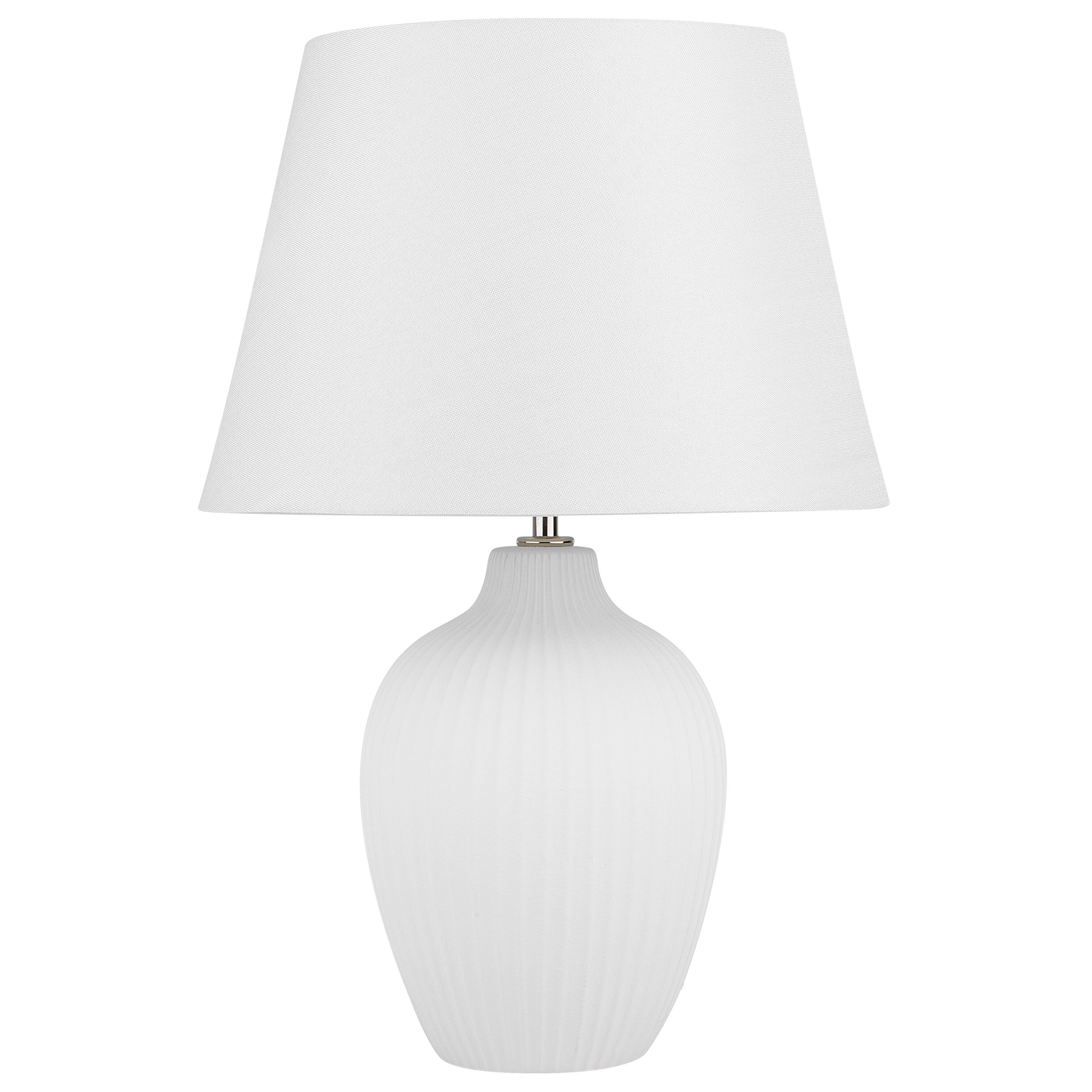Bordslampa FERGUS Keramik Vit