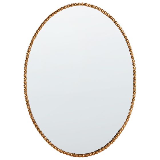 Väggspegel OUVEA 57 cm 79 cm Metall Guld