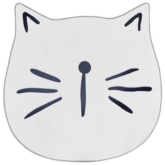 Barnmatta KITTY Vit ø 100 cm
