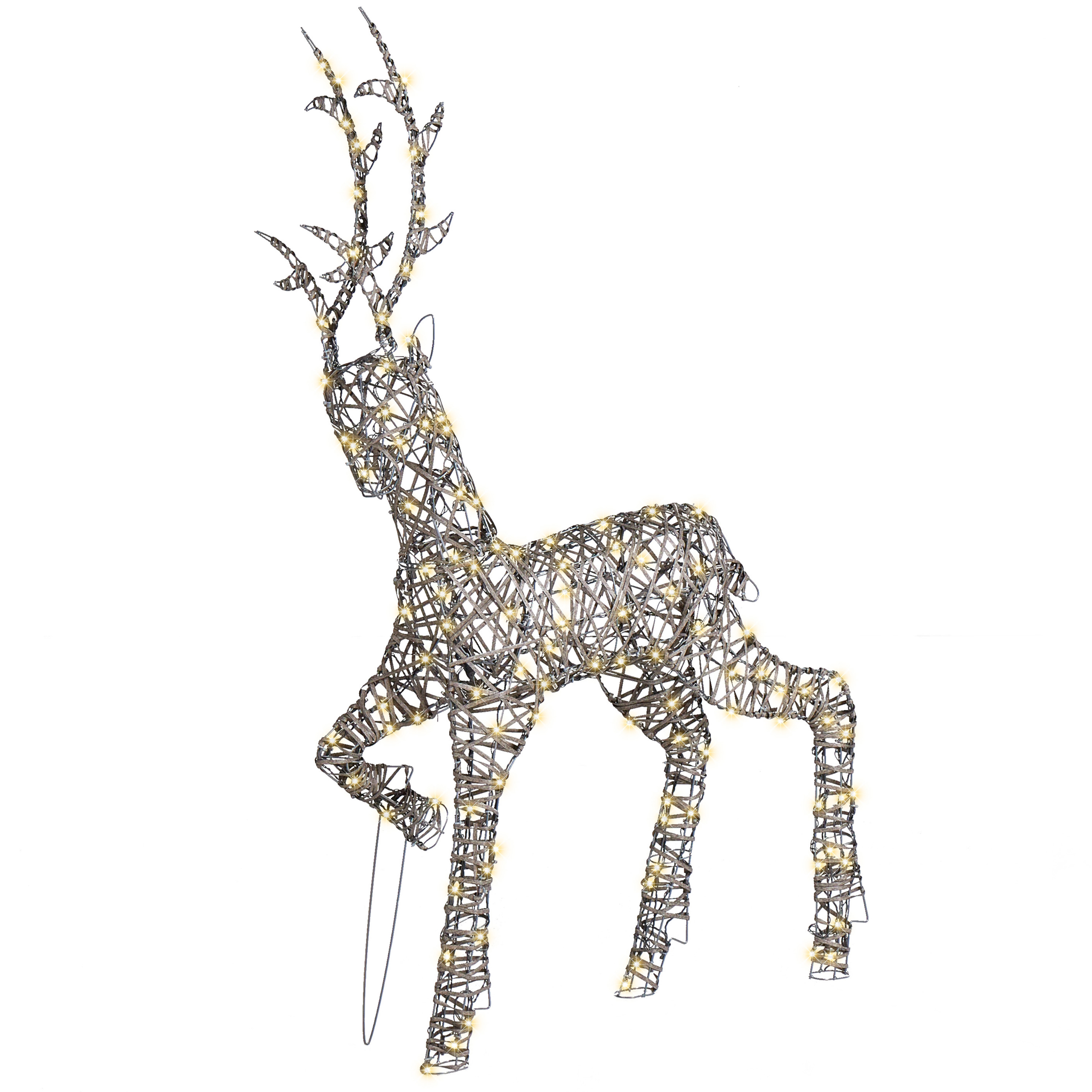 Utomhusdekoration LED HUSAVIK 140 cm Ren Silver