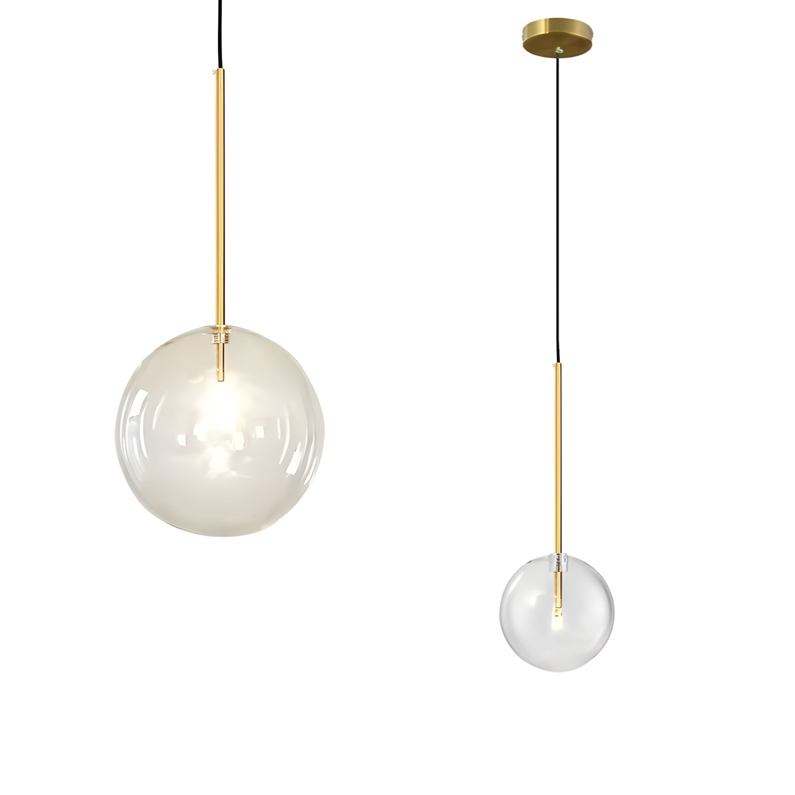 TOOLIGHT hängande taklampa APP1683-1CP 20CM Guld 16,5x20x16,5cm
