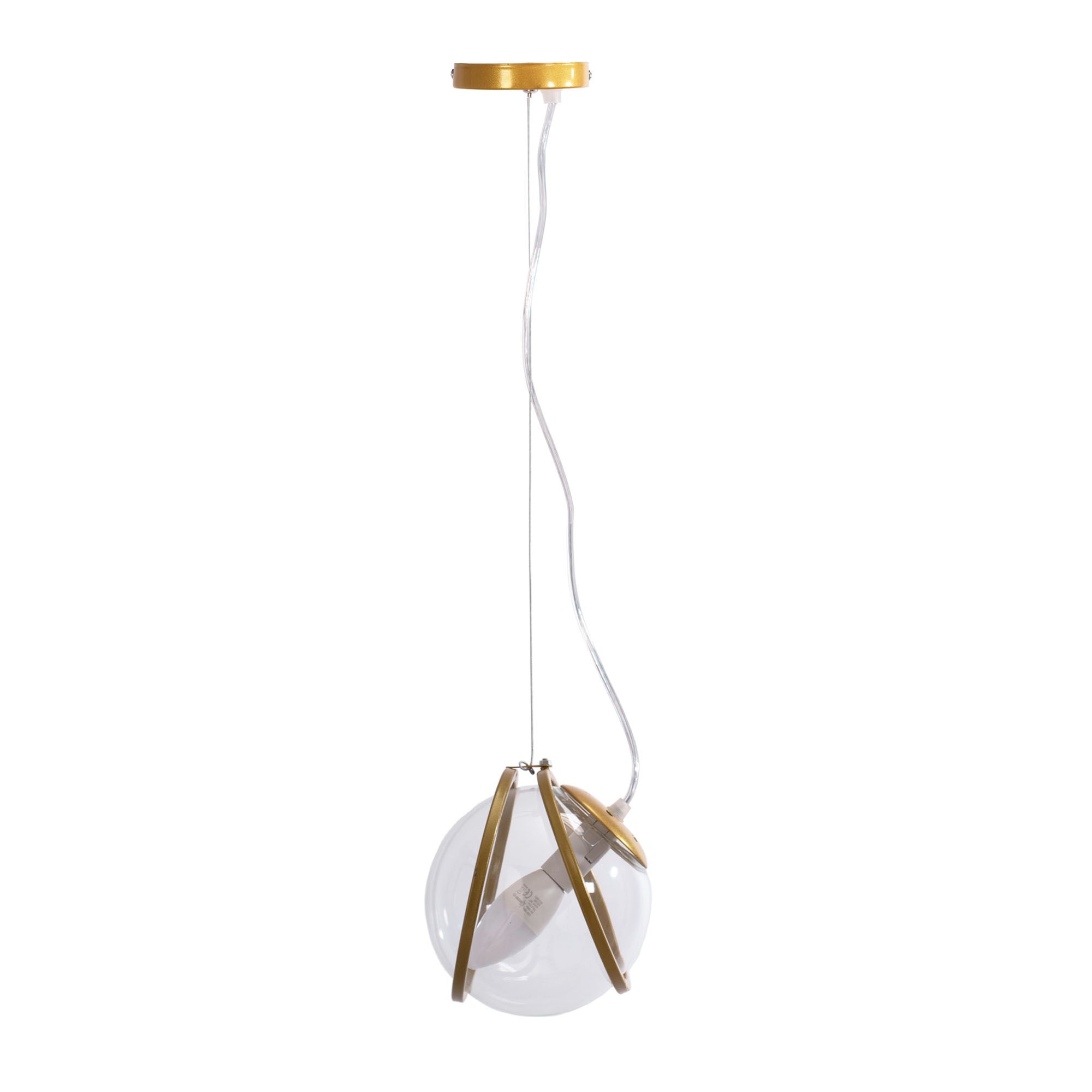 TOOLIGHT hängande taklampa APP1089-1CP Guld 10x14x16cm