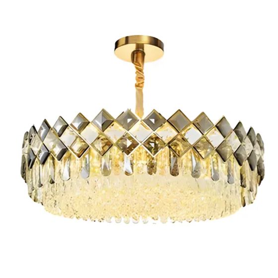 TOOLIGHT hängande taklampa APP1540-8CP60 Guld 59x59x23cm