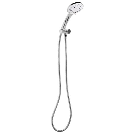 Duschhuvud och slangkit CHURUN 4 strållägen Silver