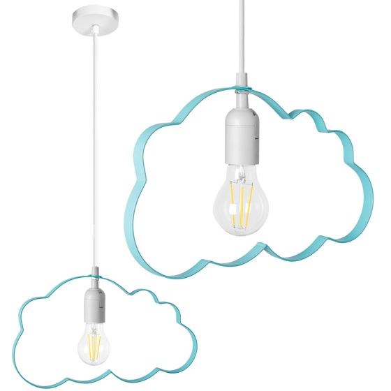 TOOLIGHT hängande taklampa LH2077-1 Blå 34,5x34,5x99,5cm