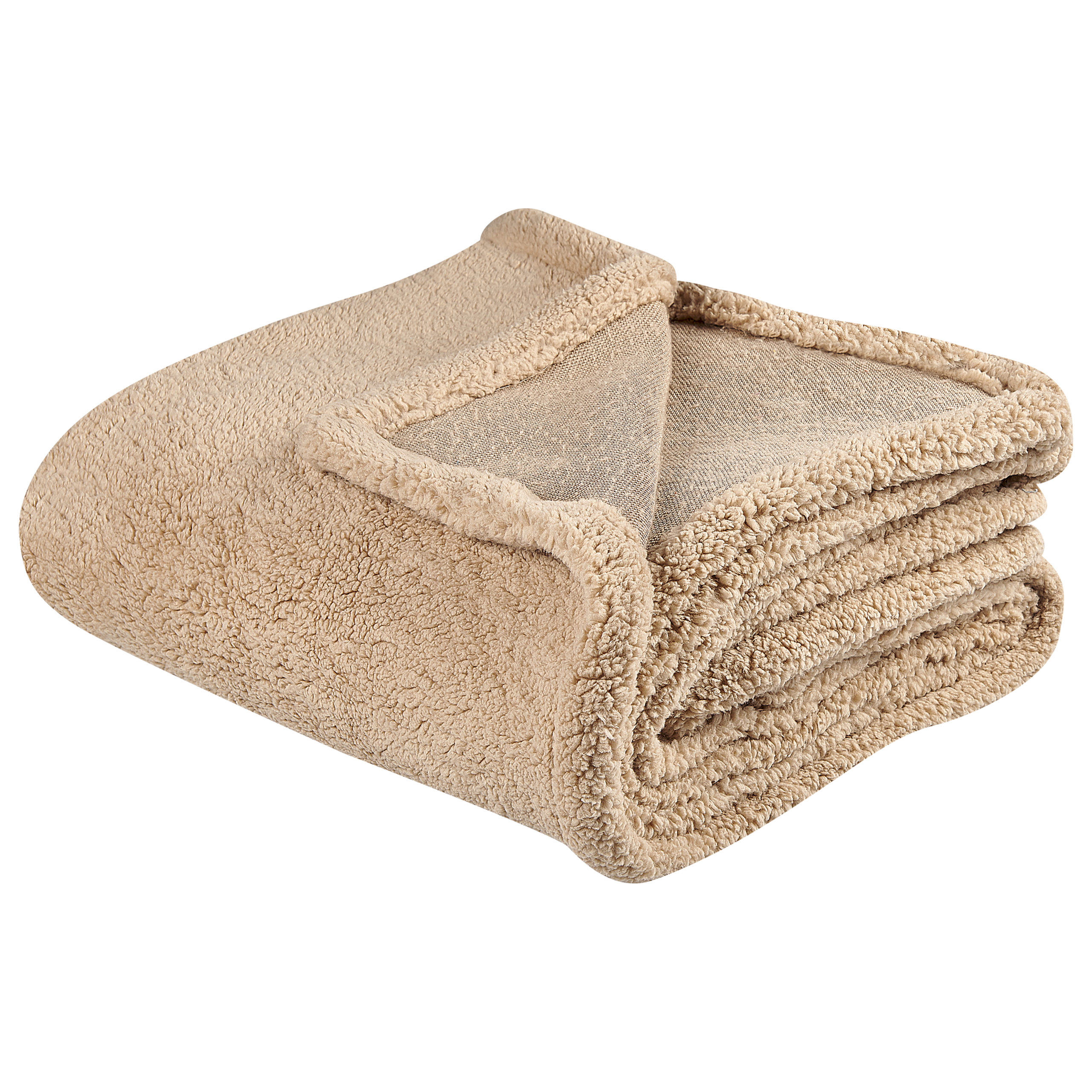 Pläd MIRGE 125 x 150 cm Beige