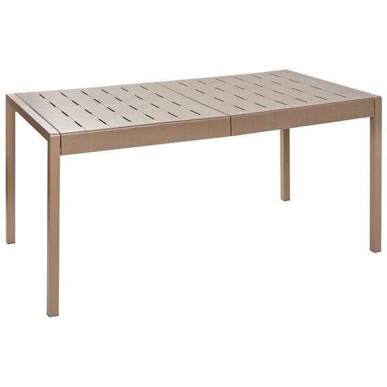 Trädgårdsmatbord BARTICA 154 cm 84 cm Brun
