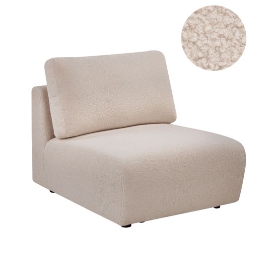 Sittmodul KIVVIK Bouclé Beige