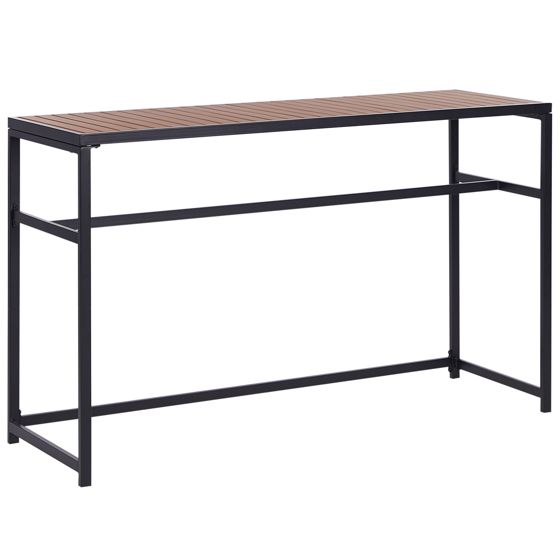 Trädgårdsbarbord AVETRANA 150 cm 50 cm Svart