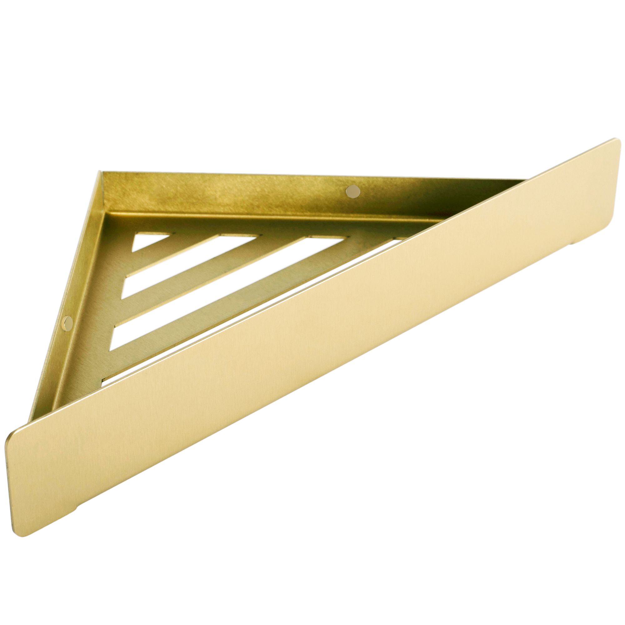 REA Badrumshylla För Dusch SF07-BG Borstat Guld, 28,5x14,5x4cm