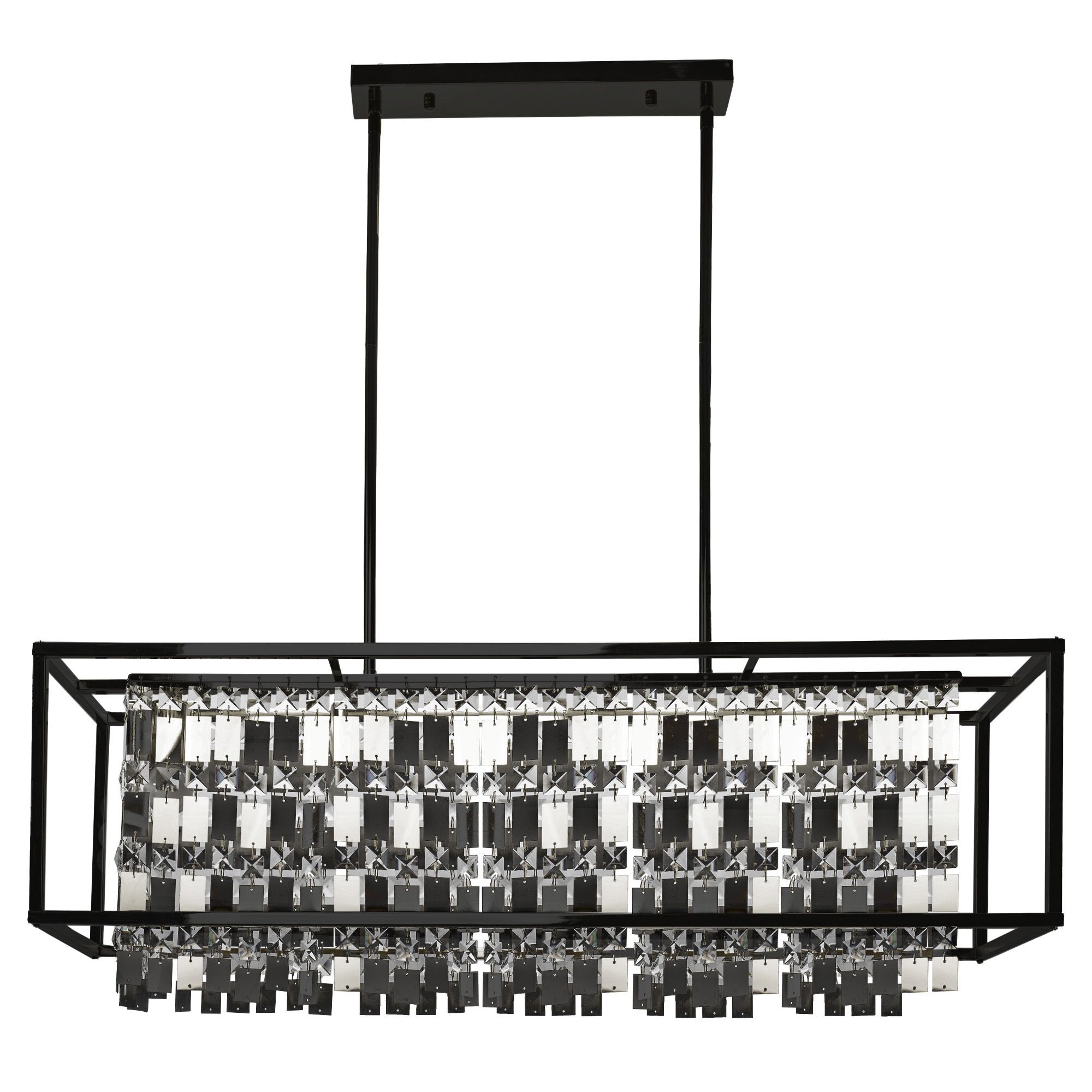 TOOLIGHT hängande taklampa APP1112-4CP Svart 28x85x86,5cm