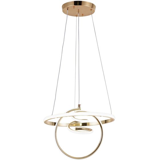 TOOLIGHT hängande taklampa G066-CP LED Guld 118,5x40,5x26cm