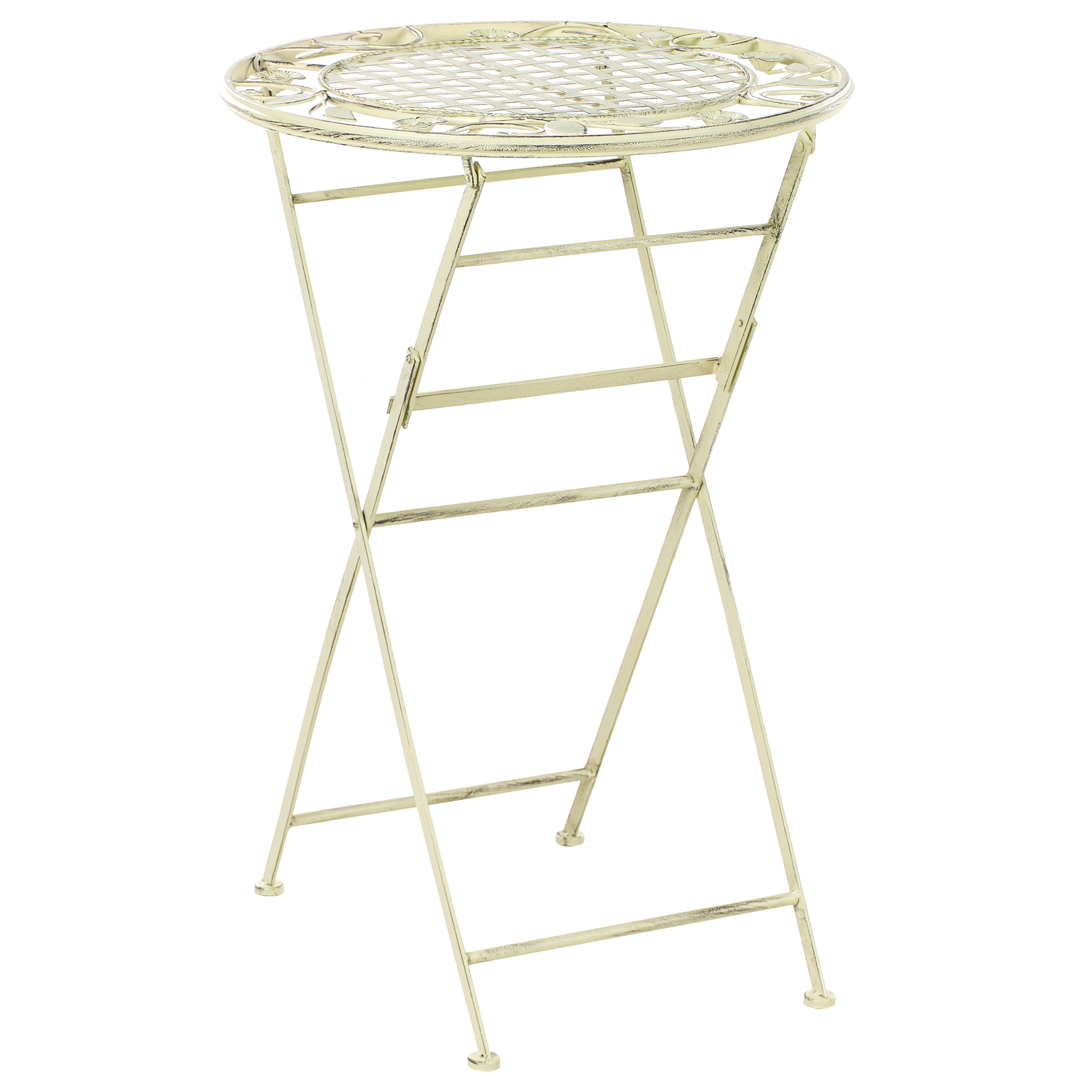 Trädgårdsbarbord BIVIO 60 cm 60 cm Metall Ljusgrön