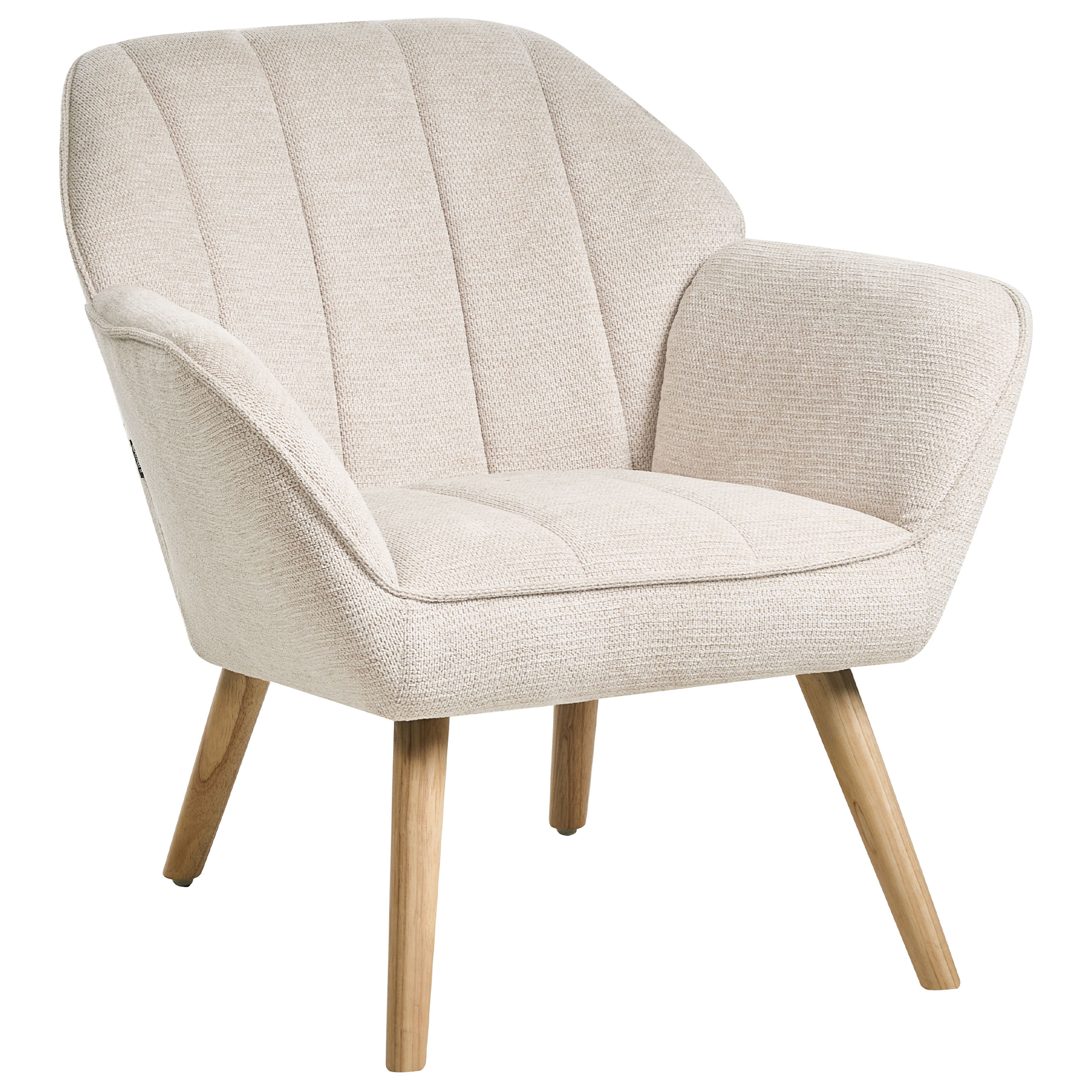 Fåtölj TORUD Ljusbeige