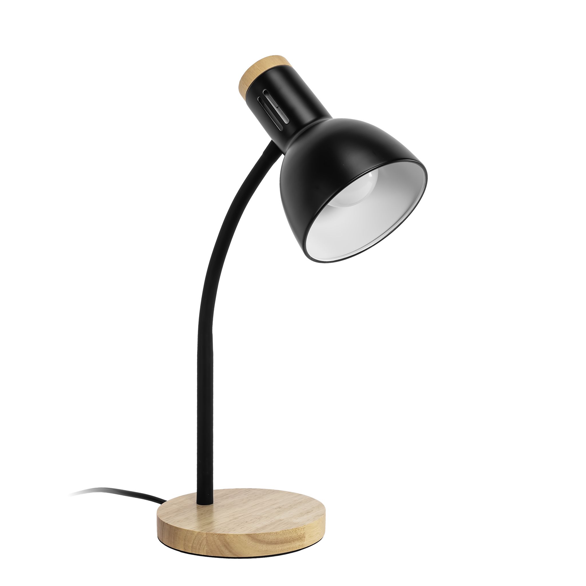 TOOLIGHT skrivbordslampa JNH046-1T BLACK svart, 16,8x15x45,3cm