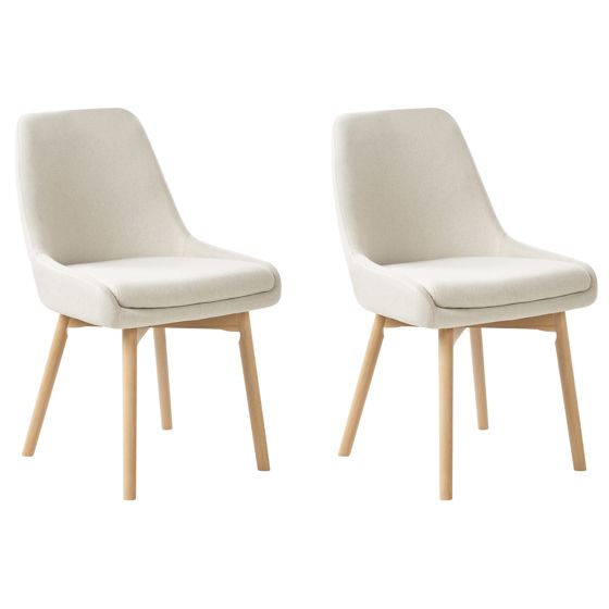 Set med 2 matstolar MELFORT Off-White