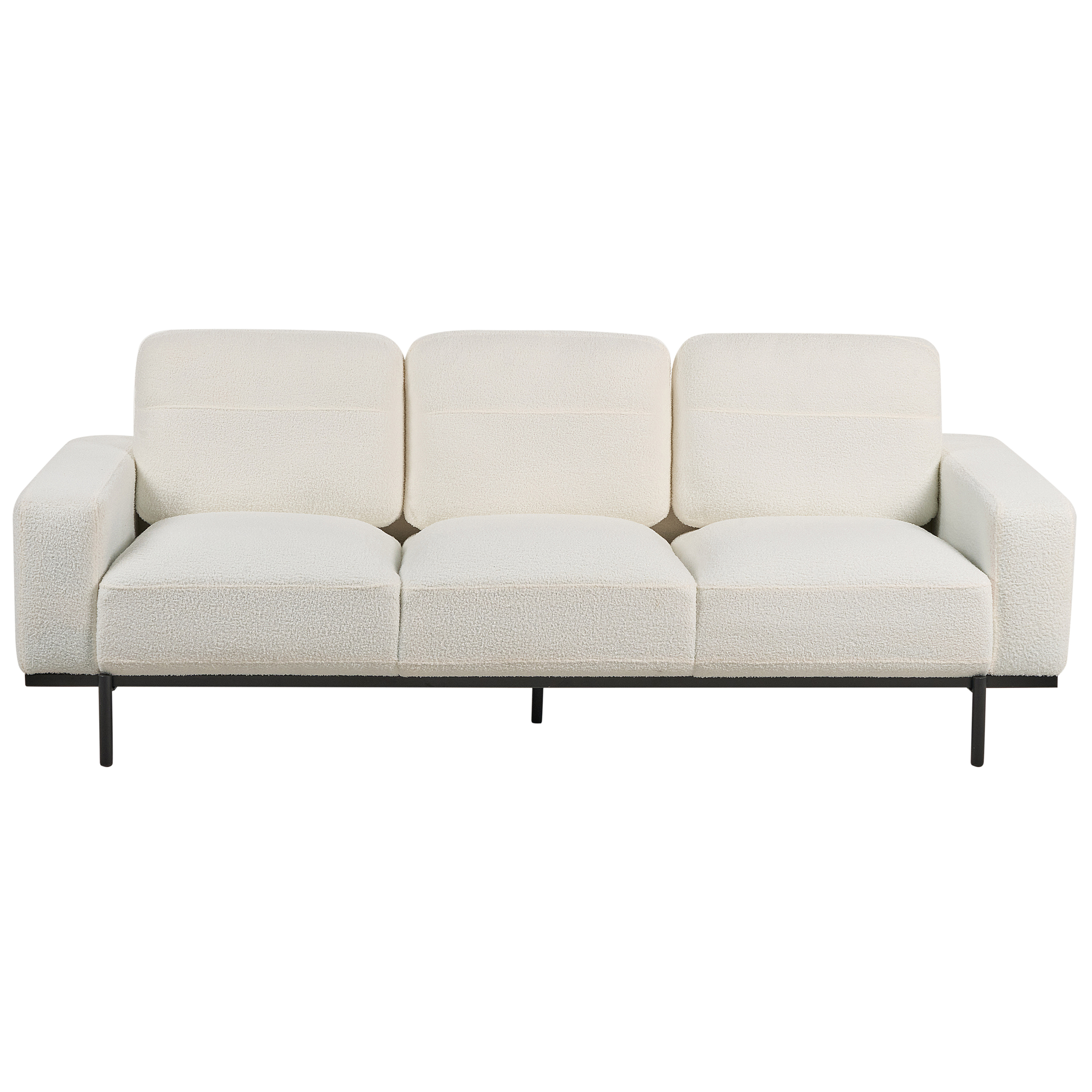 Soffa 3-sits SOVIK Bouclé Off-White